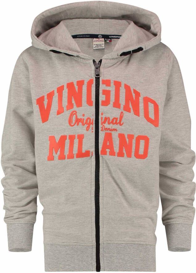 VINGINO ! Jongens Vest -- Grijs Katoen/polyester/elasthan