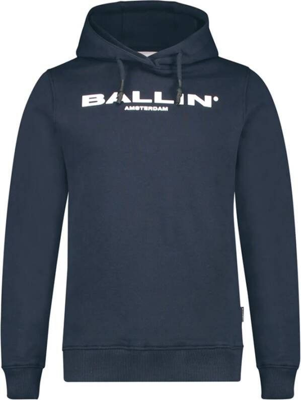 Ballin Amsterdam ! Jongens Trui Maat 176 Donkerblauw Katoen