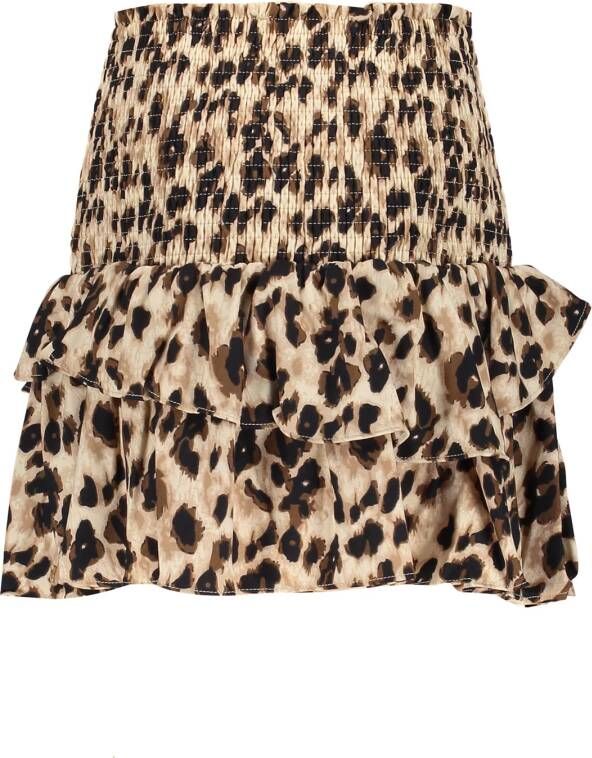 Frankie & Liberty Bruine Minirok Fay Skirt