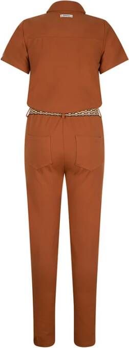 Indian Blue Jeans ! Meisjes Jumpsuit -- Bruin Polyamide/elasthan