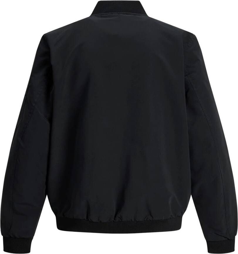 jack & jones ! Jongens Jas -- Zwart Polyester