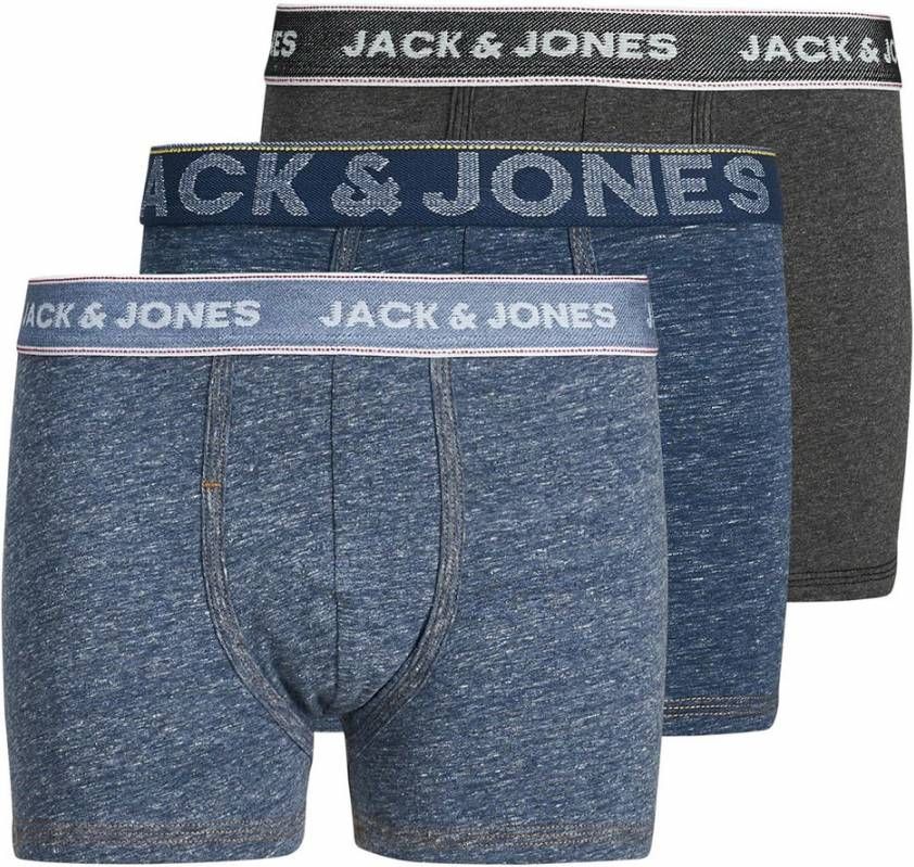 Jack & Jones Junior Boxershort In gemêleerde look(set, 3 stuks )
