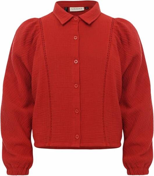 Looxs Revolution Blouse warm roest voor meisjes in de kleur