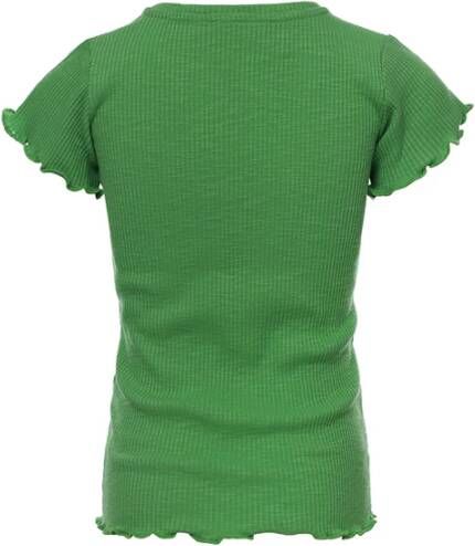Looxs Revolution T shirt slub jersey clover green voor meisjes in de kleur