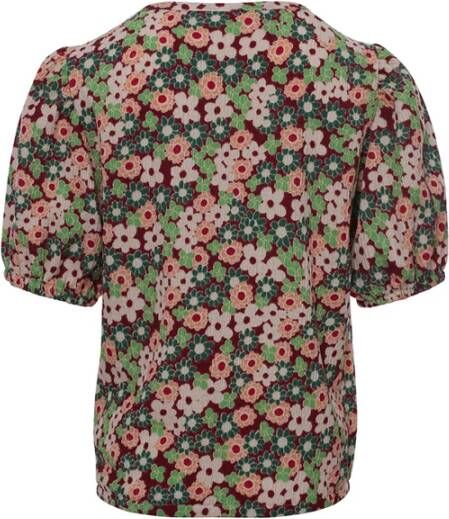 LOOXS ! Meisjes Shirt Korte Mouw -- All Over Print Polyester/elasthan