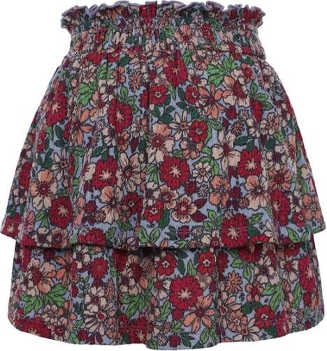 Looxs Revolution Strokenrokje flowerfield voor meisjes in de kleur