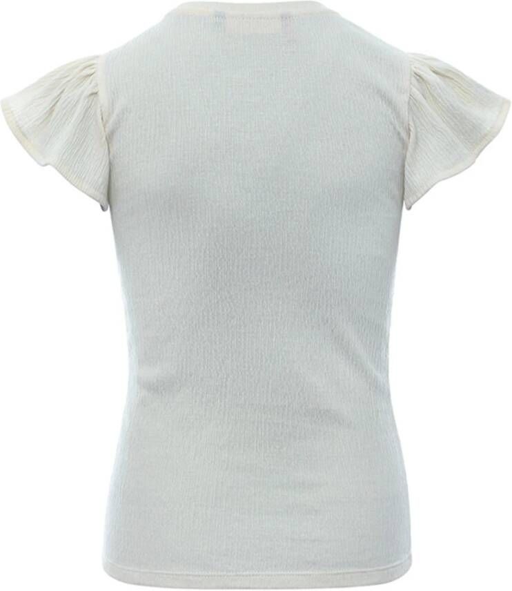 Looxs Revolution Offwhite t shirt met wijde mouw voor meisjes in de kleur