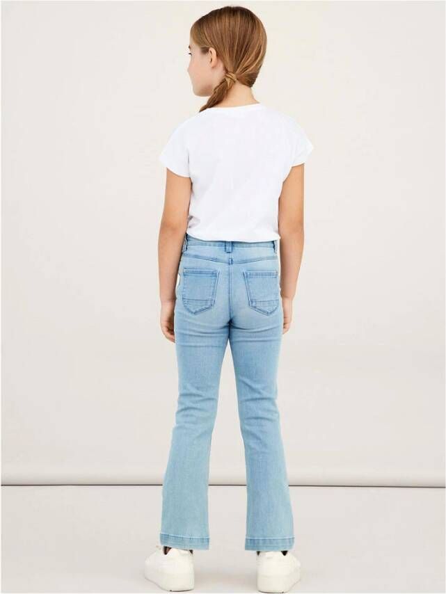 NAME IT KIDS flared jeans NKFPOLLY light denim