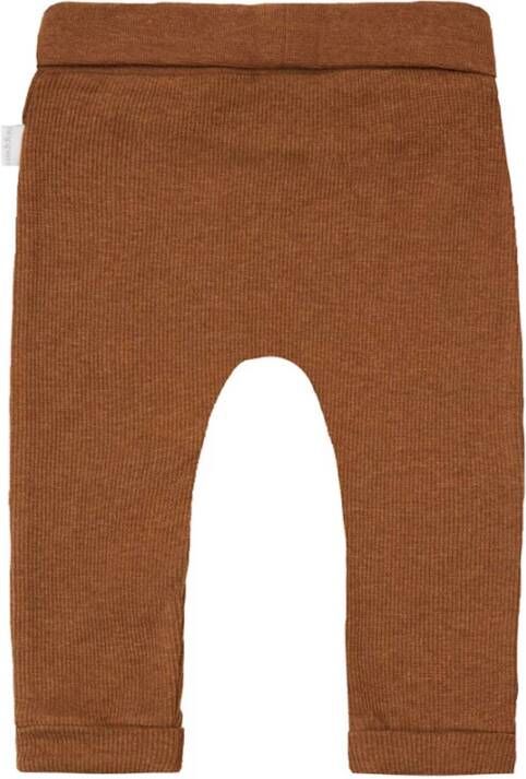 Noppies Broeken Unisex Pants Comfort Rib Naura Bruin