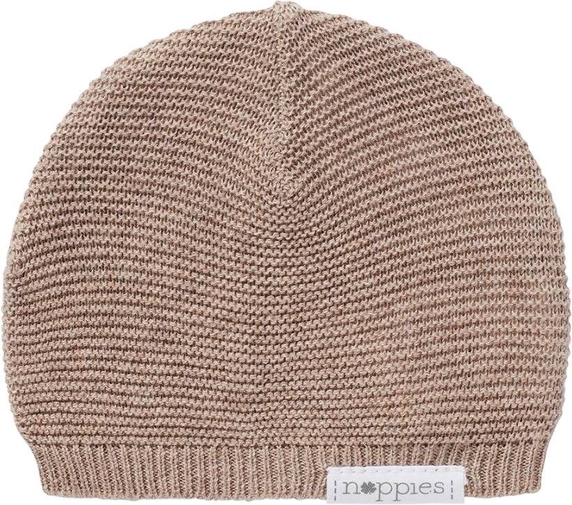 Noppies Baby Accessoires Unisex Hat Knit Rosita Taupe
