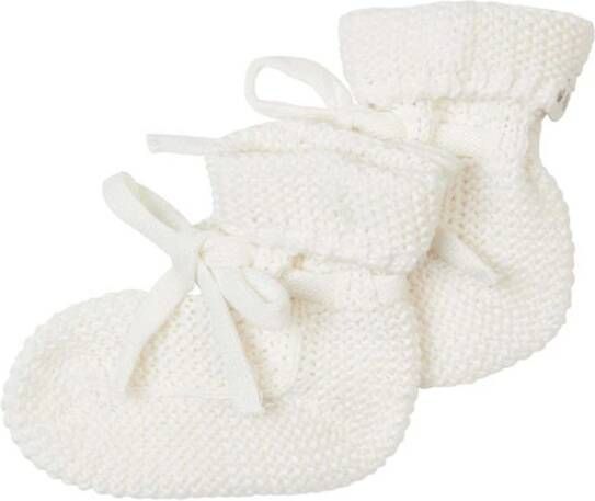 Noppies Pantoffels Unisex Booties Knit Long Sleeve Nelson Wit