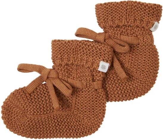 Noppies Pantoffels Unisex Booties Knit Long Sleeve Nelson Bruin