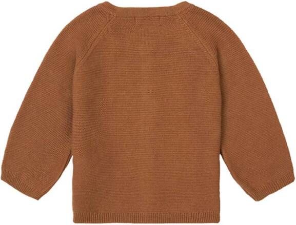 Noppies Vesten Unisex Cardigan Knit Naga Bruin