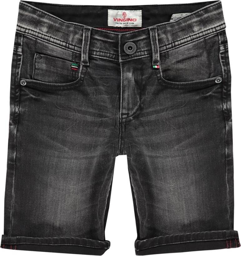 Vingino Charlie slim fit korte spijkerbroek met stretch