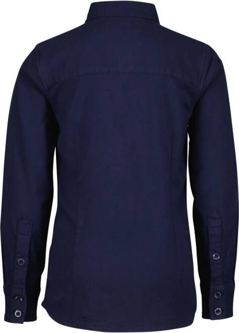 VINGINO ! Jongens Blouse Lange Mouw -- Donkerblauw Katoen/polyester