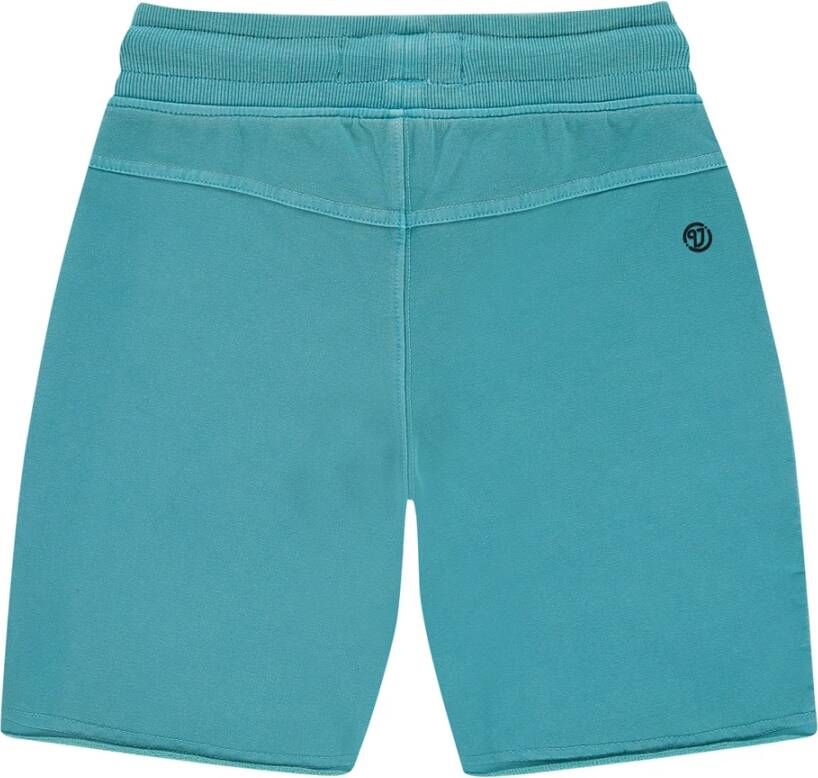 VINGINO ! Jongens Bermuda Maat 110 Blauw Katoen/elasthan