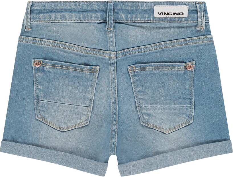 VINGINO ! Meisjes Korte Broek Maat 104 Denim Jeans