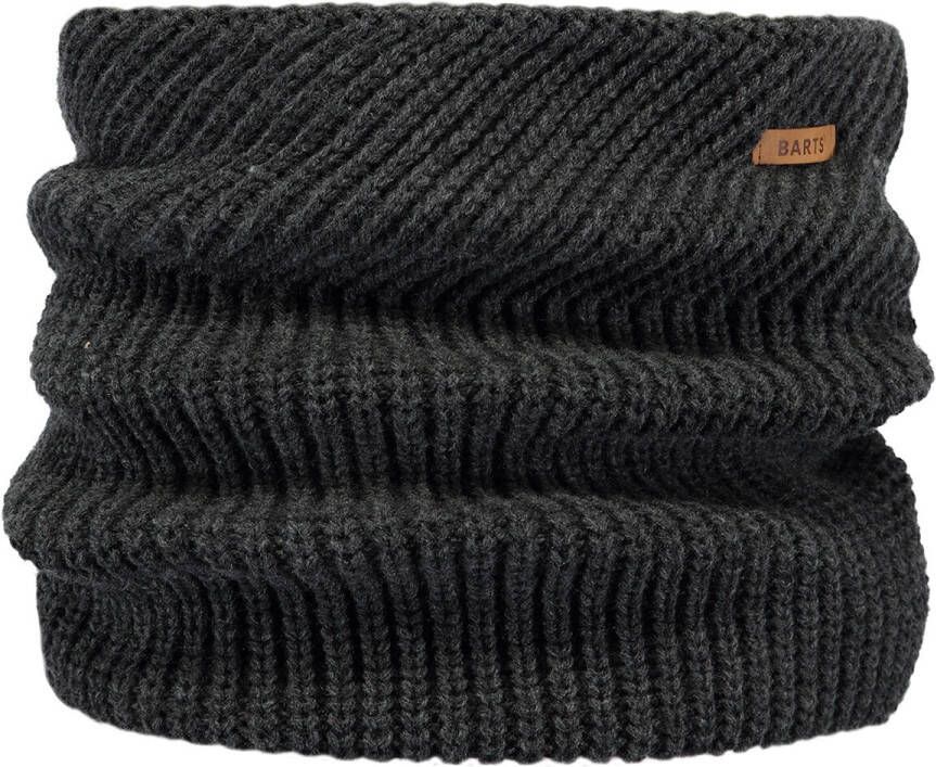 Barts ! Jongens Colsjaal Maat 128 Donkergrijs Polyester/acryl