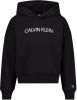 Calvin klein JEANS hoodie van biologisch katoen zwart online kopen