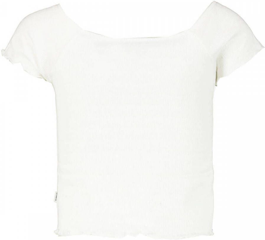 Garcia top met textuur off white