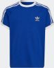 Adidas Originals T shirt 3 Stripes Blauw/Wit/Rood Kinderen online kopen