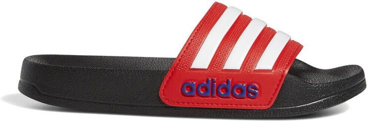 Adidas Kids adidas Adilette Shower Slippers Kids Zwart Wit Rood