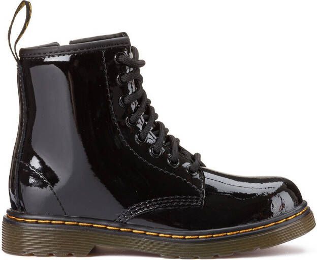 Dr Martens Dr. Martens 1460 Patent Kleuter/Tiener leren veterboots zwart