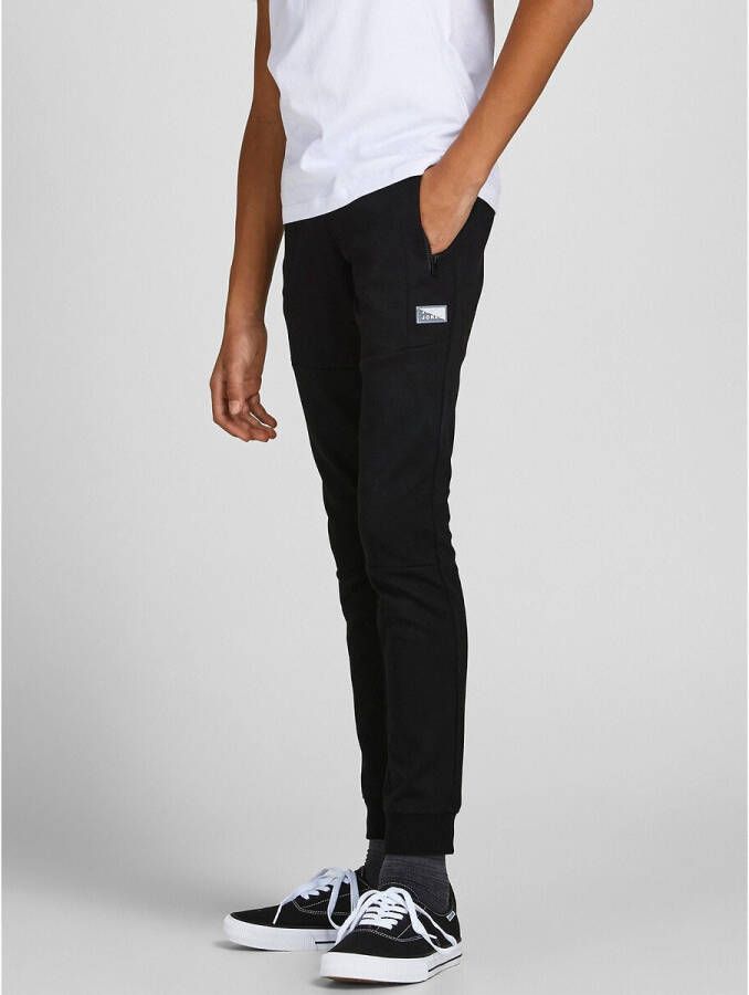jack & jones ! Jongens Lange Broek Maat 140 Zwart Katoen/polyester