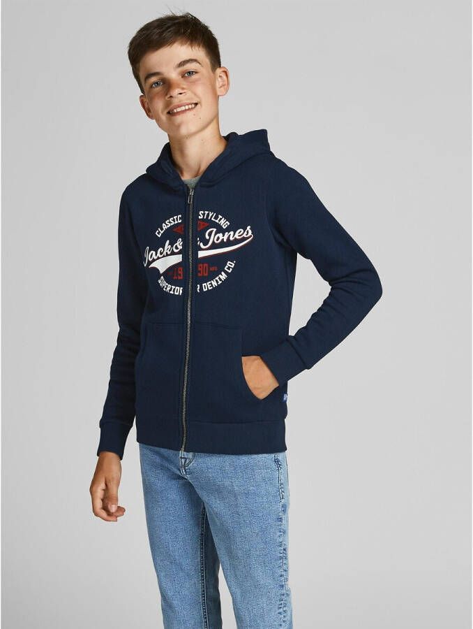 JACK & JONES JUNIOR Sweater met rits en vaste kap 10 16 jaar