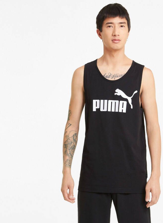 Puma Mouwloos T shirt, ronde hals in zuiver katoen