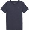Tommy Hilfiger ! Jongens Shirt Korte Mouw Maat 128 Donkerblauw Katoen online kopen