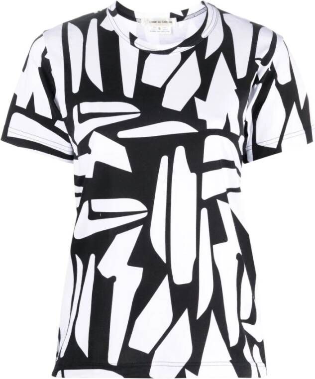 Comme des Garçons Zoals jongens en zwarte poloshirts en poloshirts , Zwart, Dames