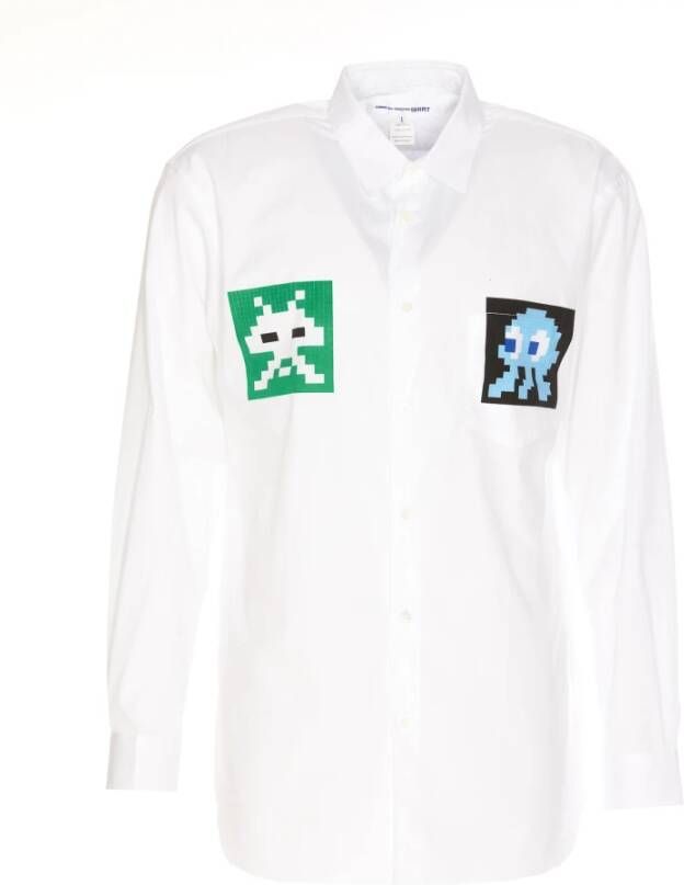 Comme des Garçons Zoals witte shirts jongens , Wit, Heren