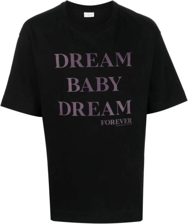 Dries Van Noten T shirts , Zwart, Heren