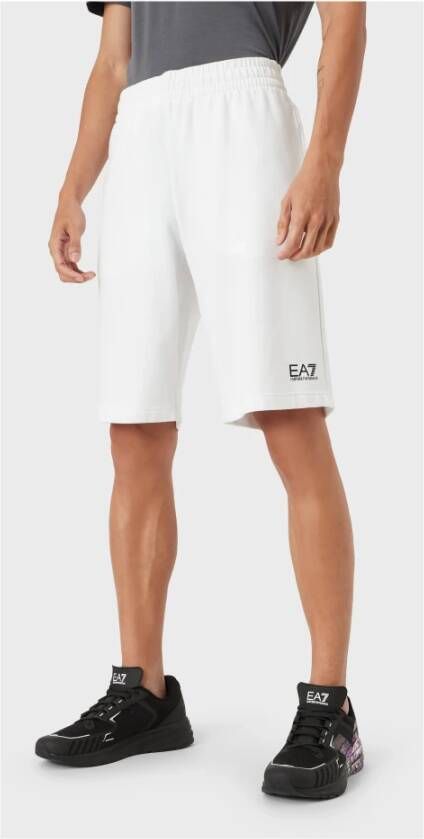 ea7 Emporio Armani Korte Broeken Wit Heren