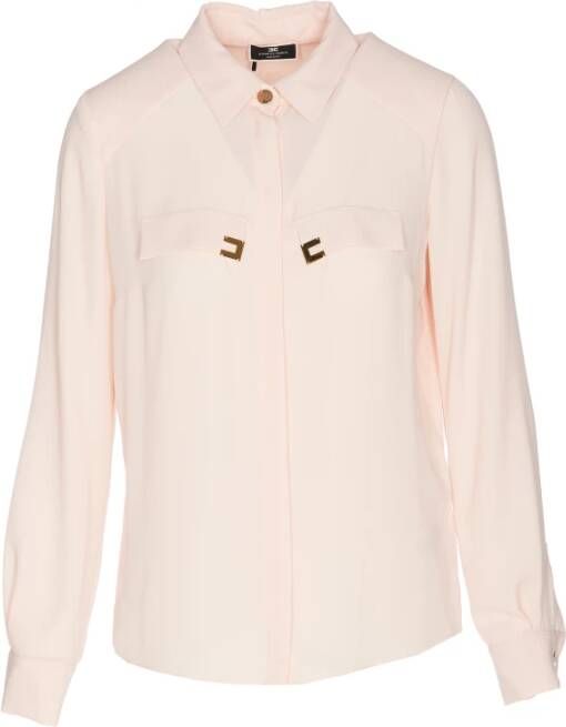 Elisabetta Franchi Longsleeve shirts Roze Dames