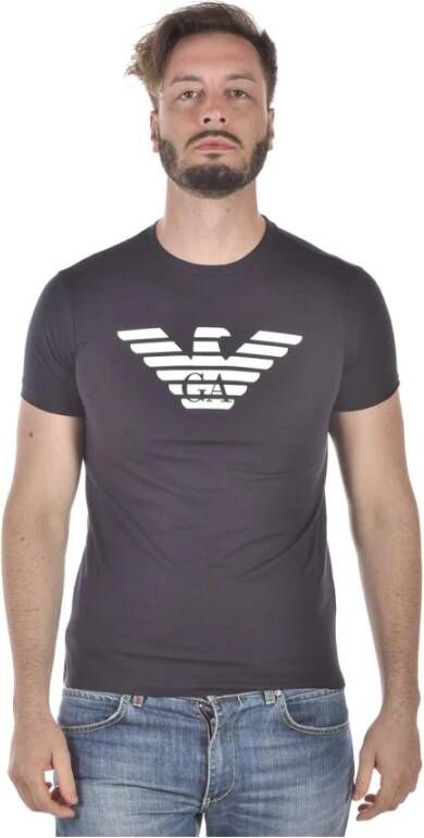 Armani T shirt van katoen met logoprint
