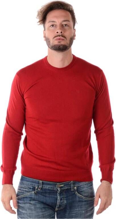 Emporio Armani 8N1M91 1M4Cz Knitwear , Rood, Heren