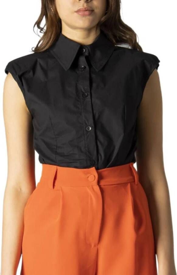 Gaudi Mouwloos gebreide kleding , Zwart, Dames