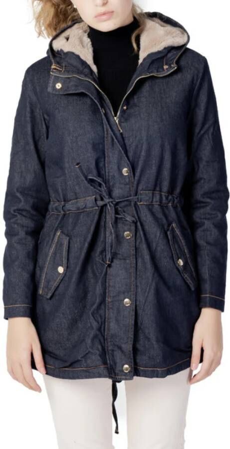 Gaudi Parka Jassen Blauw Dames