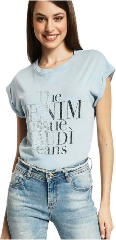 Gaudi T shirts Blauw Dames