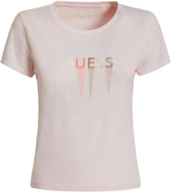 Guess T shirt Korte Mouw SS WATERFALL LOGO BABY TEE