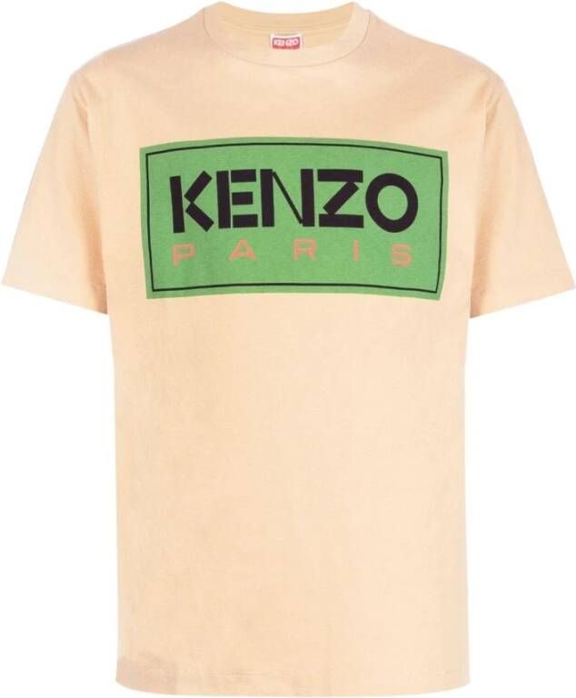 Kenzo T shirts and Polos Beige , Beige, Heren