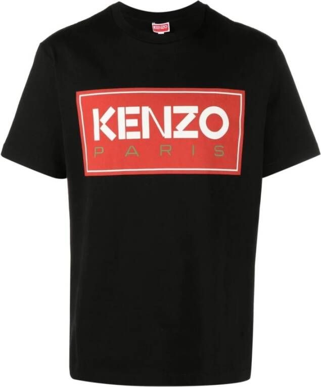 Kenzo T shirts and Polos Black , Zwart, Heren
