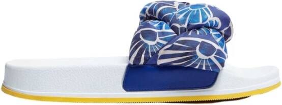 La DoubleJ Braid Sliders , Blauw, Dames