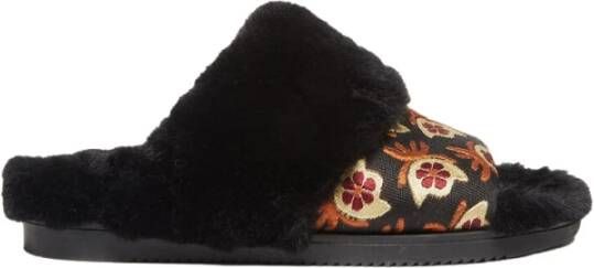 La DoubleJ Winter Sliders , Zwart, Dames