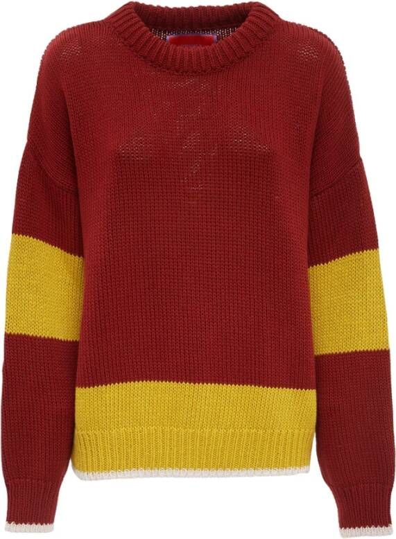 La DoubleJ Sweaters Oranje Dames