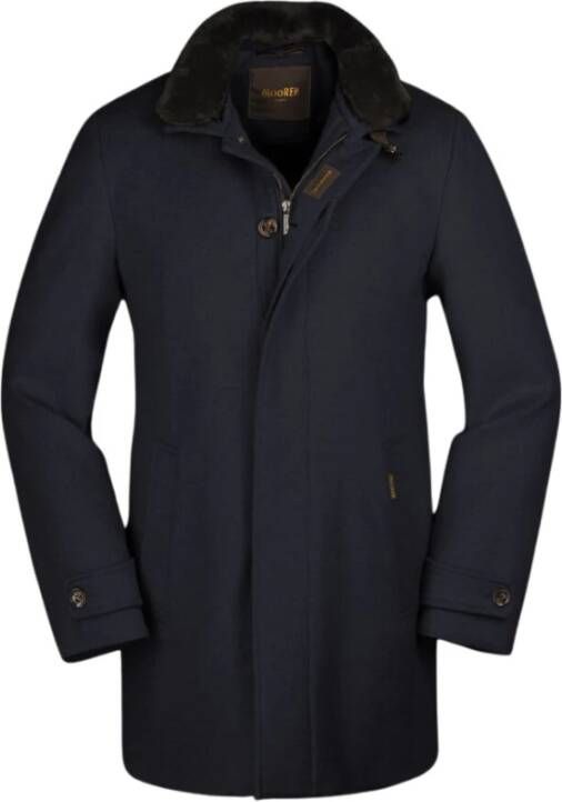 Moorer Trivor bab jas , Blauw, Heren