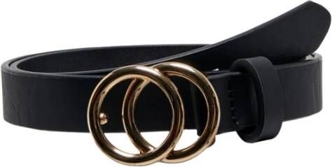 Kids Only ! Meisjes Riem Maat 116 Zwart Polyurethaan