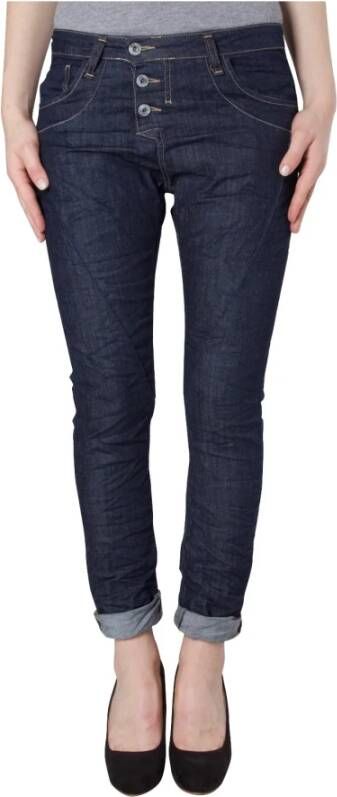 Please Skinny Jeans Blauw Dames